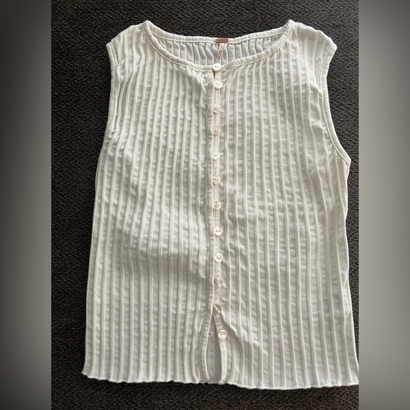 Free People Tops - Free People Tilly Rib Button Up Top